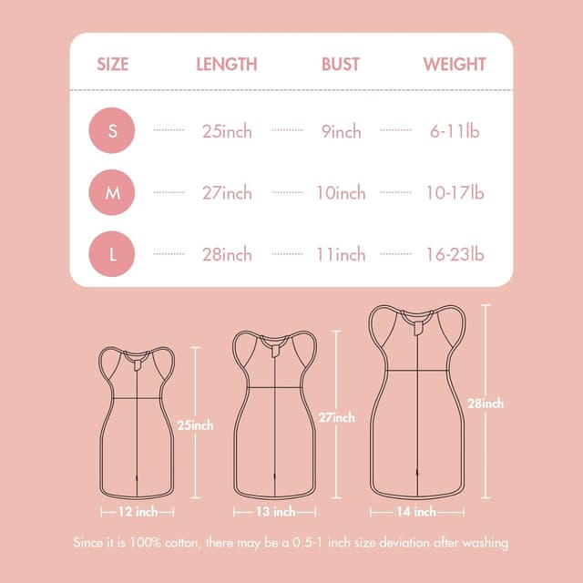 Thumbnail 5 de ANYEDDE 2-Pack Transitional Swaddle 3-6 Months