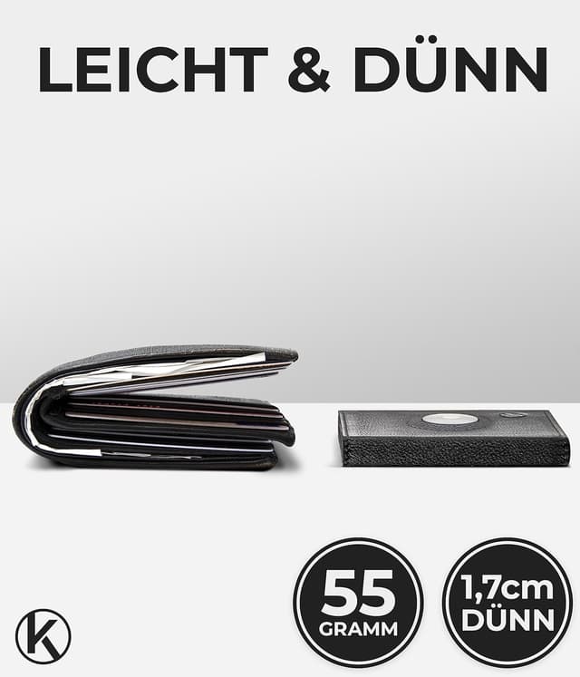 Thumbnail 3 de KORUTA Airtag Wallet 9,5 x 7,5 cm RFID