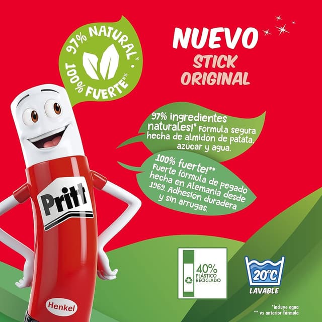 Thumbnail 3 de Pritt Stick 15x11 g — Barra adhesiva infantil segura 🖍