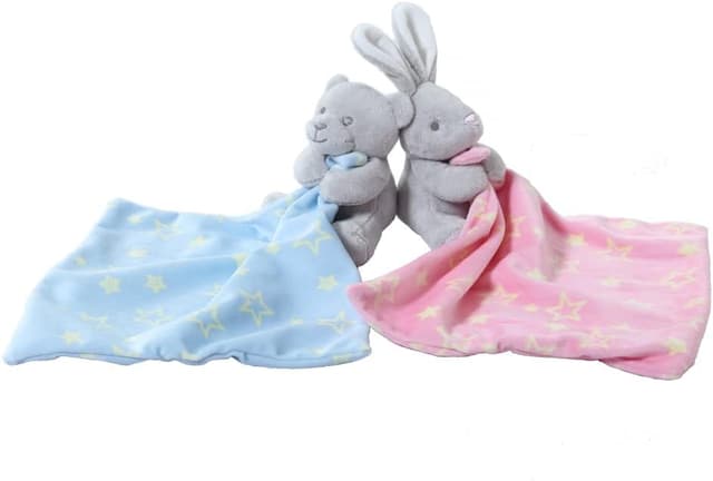 Thumbnail 4 de CREVENT Cozy Plush Baby Security Blanket Loveys Hugging Bunny