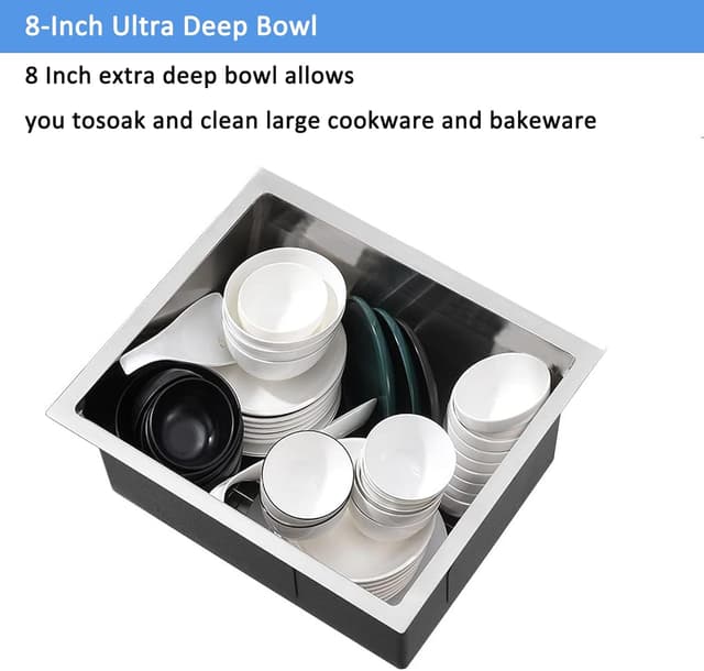 Thumbnail 2 de BoomHoze 304 Stainless Steel Sink 50x45cm