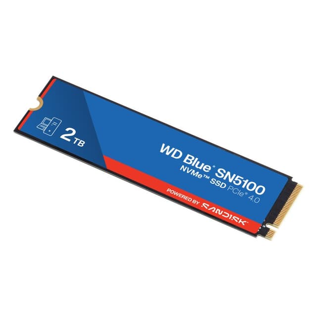 Detalle de SanDisk SN5100 NVMe 2TB para velocidad