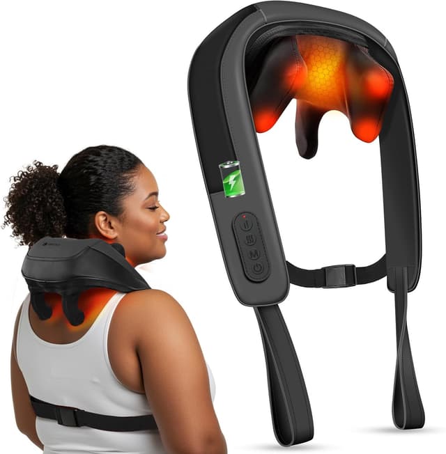 Detalle de CooCoCo Cordless Neck Massager 6D Shiatsu