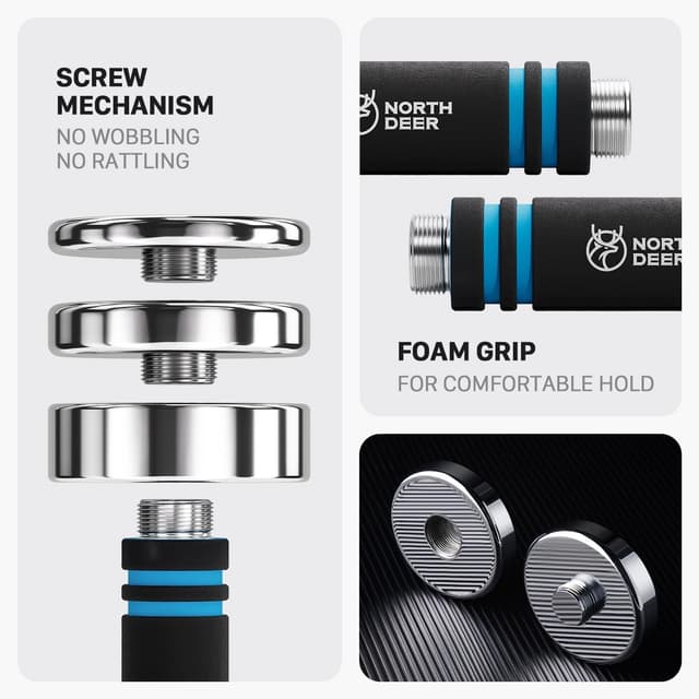 Thumbnail 2 de Northdeer Steel Dumbbells 2.5kg adjustable