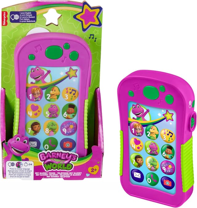 Detalle de Telefono Hey Barney JGT55 per bambini
