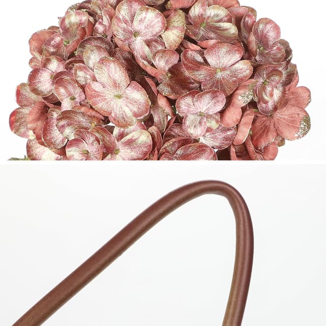 Thumbnail 2 de 23" Artificial Hydrangea Flowers 15cm Heads