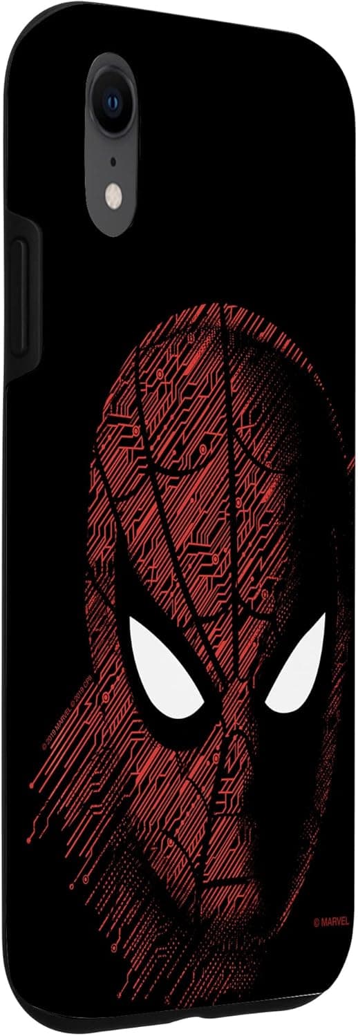 Detalle de Maschera tecnologica Marvel Spider-Man: Far From Home Custodia per iPhone XR