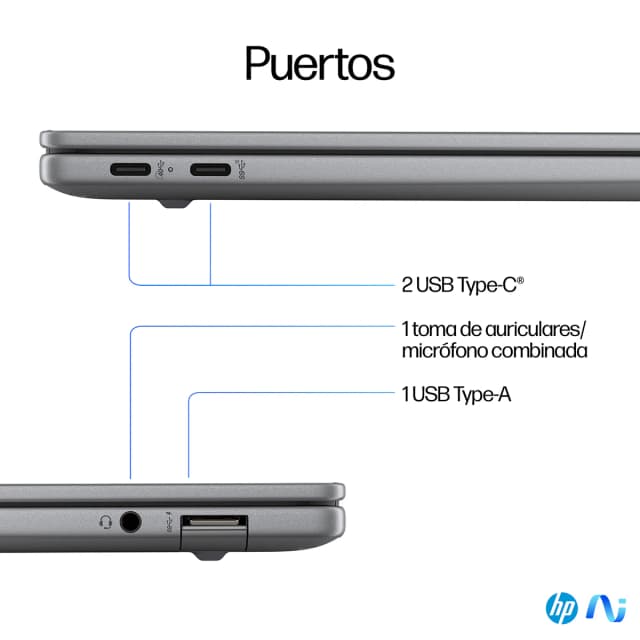Thumbnail 4 de HP OmniBook X 14-fe0011ns portátil 14" 32GB