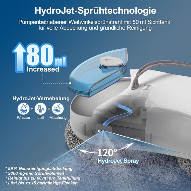 Detalle 2 de HUTT S55 Pro Fensterputzroboter mit 3D-Pads