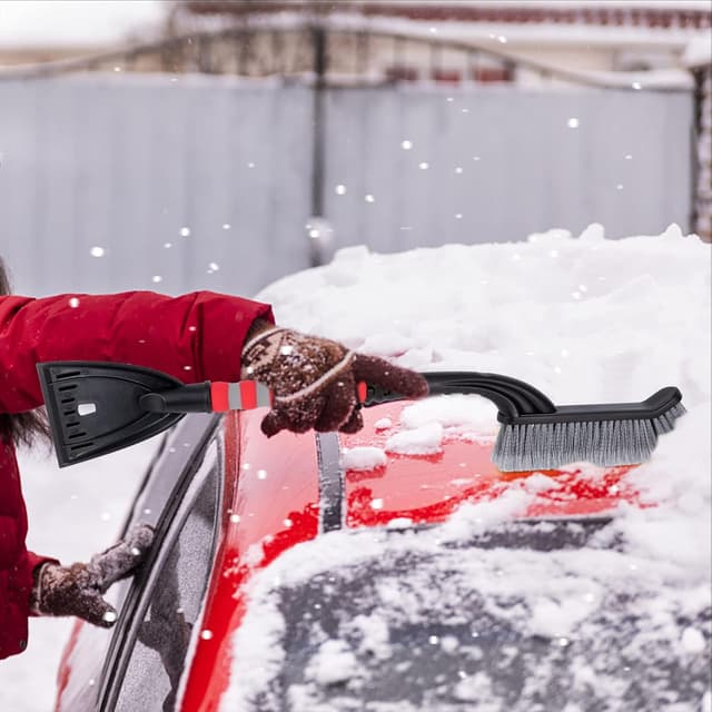 Thumbnail 2 de SNMIX Ice Scraper 2-in-1 with Snow Brush