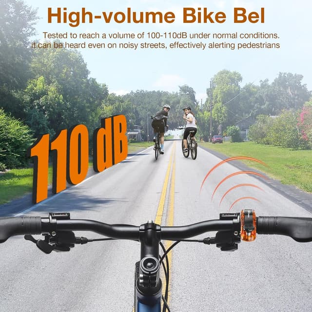 Detalle de Toptrek 110dB Bike Bell, 2025