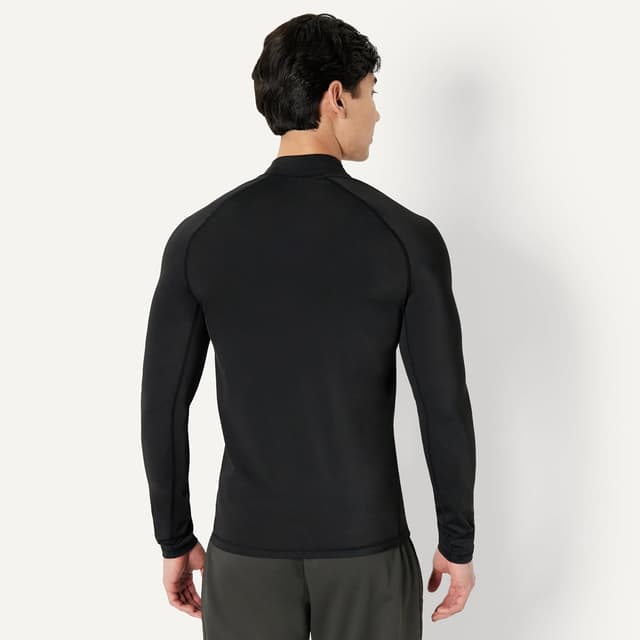 Detalle de Amazon Essentials Homme Maillot Rashguard manches longues à fermeture 1/4