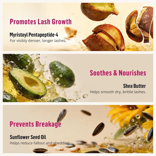 Detalle de PHIENEX Wimpernserum mit Verlängernd & Verdichtend – für Wimpern und Augenbrauen, 3 ml