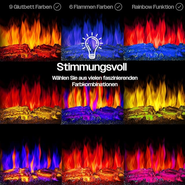 Thumbnail 5 de KESSER Elektrokamin Panorama 900/1800W