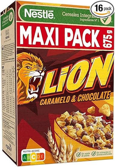 Detalle de Nestlé Lion Cereales Pack 16 de 675 g 🥣