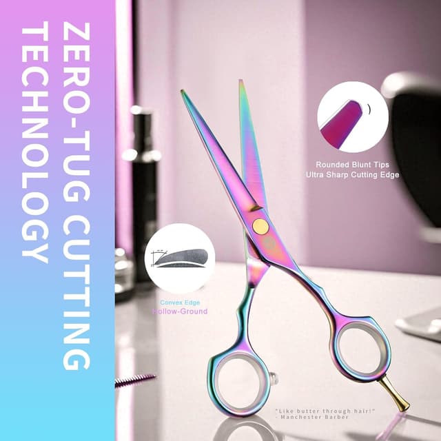 Thumbnail 3 de Tijeras peluquería 5,5 pulg multicolor