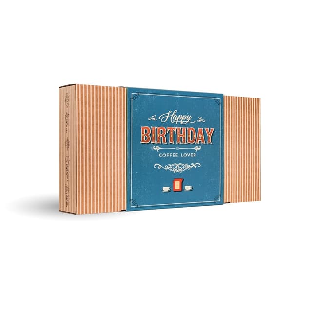 Detalle de Kaffee Geschenk Set zum Geburtstag – 10 Single-Estate Spezialitäten & Bio-Kaffees aus aller Welt