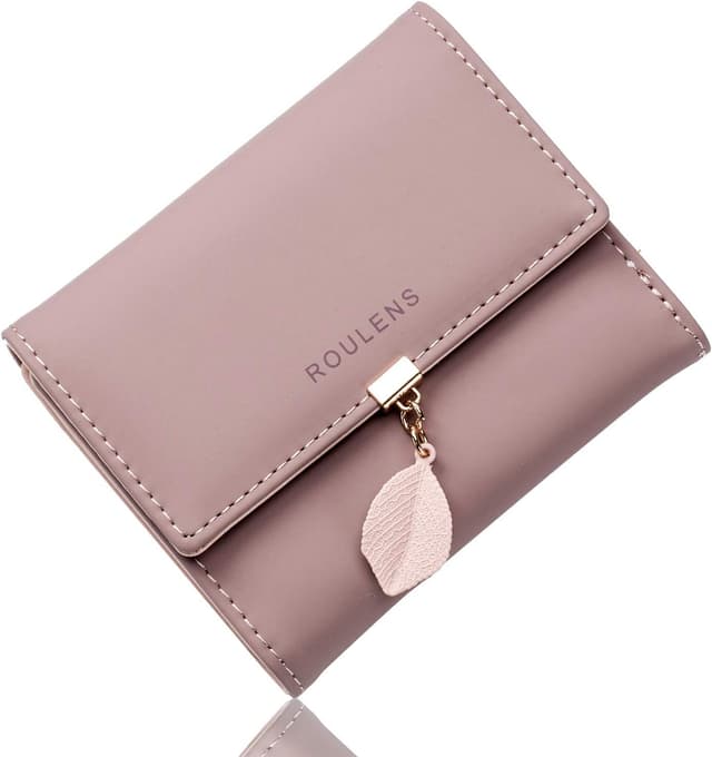 Detalle de Roulens Damen-Geldbeutel mit RFID-Blockierung im Kurzformat – klein & mit mehreren Fächern