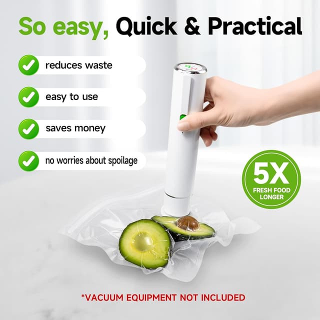 Thumbnail 4 de Vixino Vacuum Sealer Bags 40 Pack