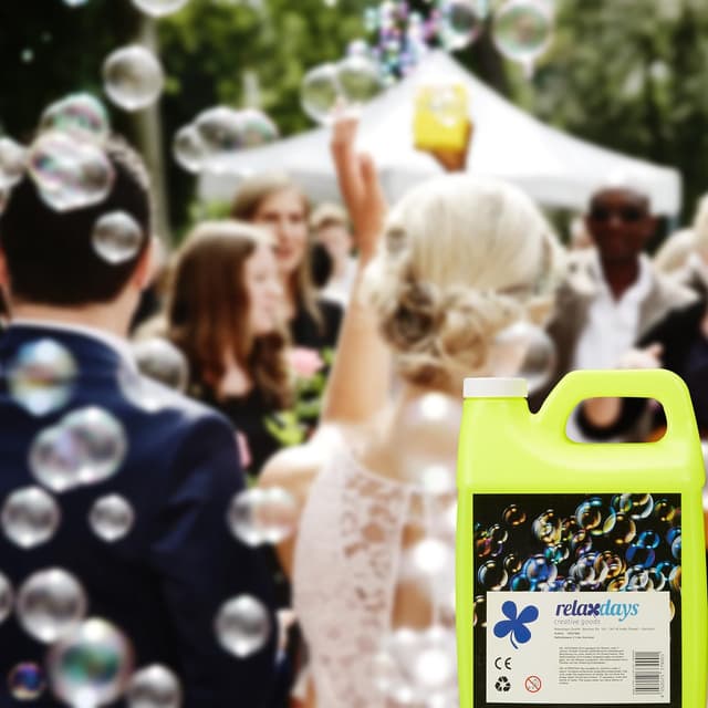 Thumbnail 2 de Relaxdays Bidon solution à bulles 2 L pour fête 🎈
