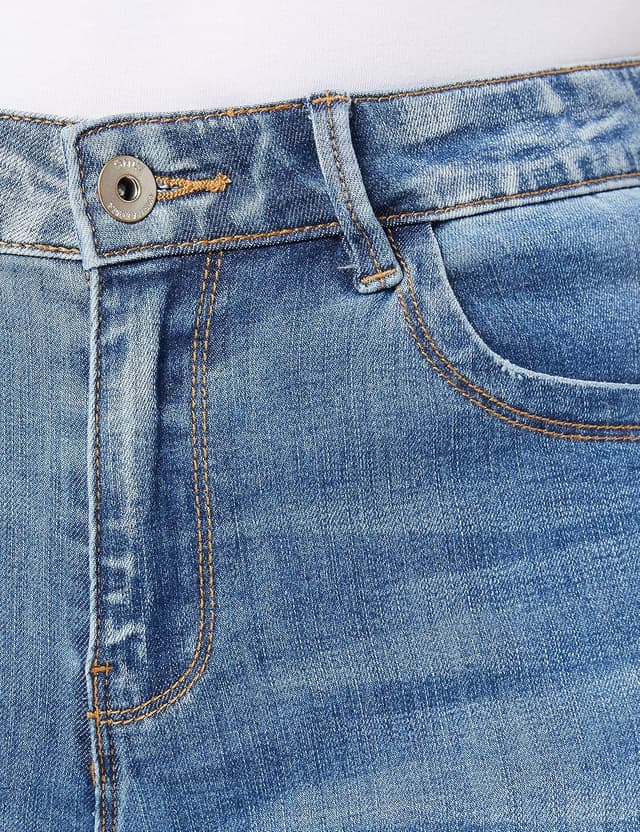 Detalle 2 de ONLY Carmakoma CARKARLA REG ANK SK : jean femme coupe étroite en denim extensible