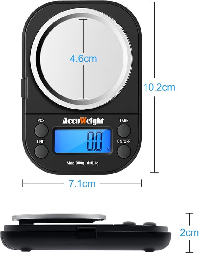 Thumbnail 4 de ACCUWEIGHT 255 Báscula de Cocina 1000 g