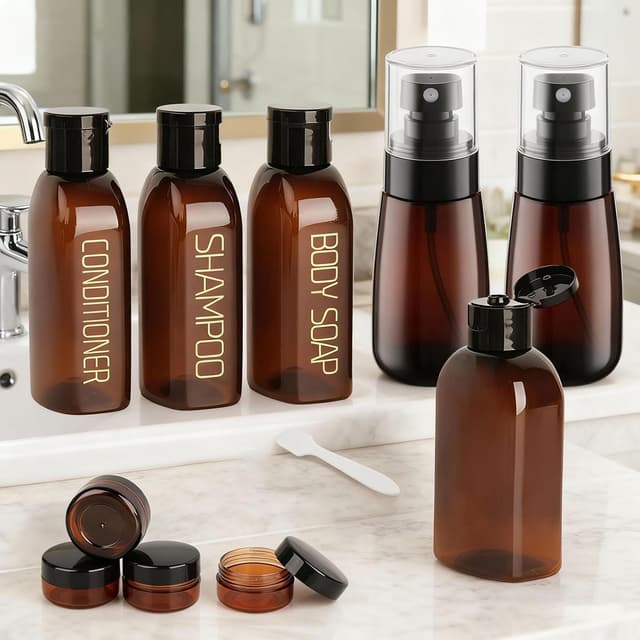 Detalle 2 de Decorniqu 15 Pack travel bottles for toiletries