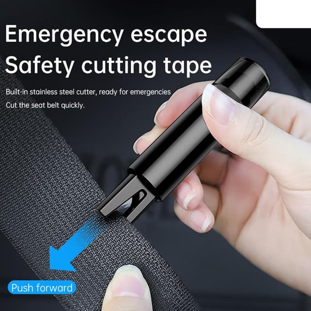 Detalle de Clyfanesy 2-piece Car Emergency Hammer with Cutter