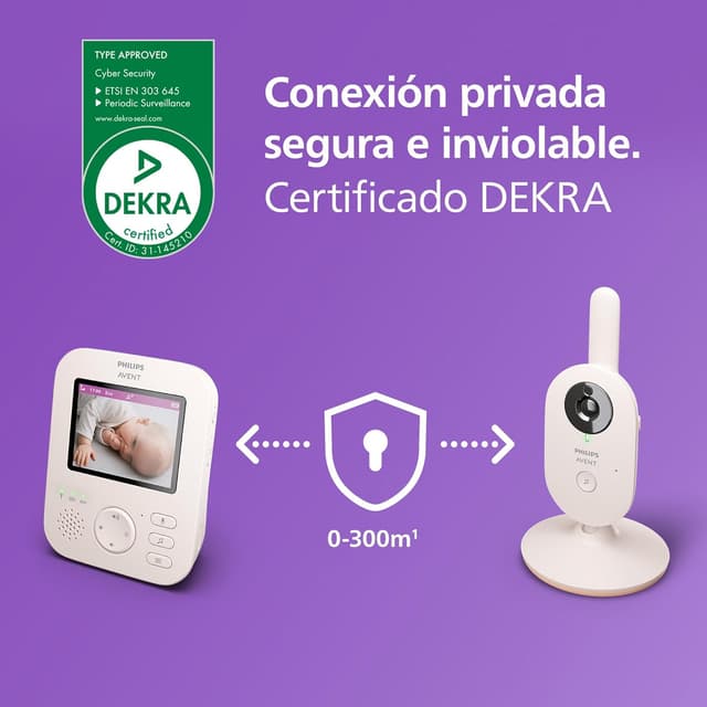 Detalle 1 de Philips Avent SCD881/26 Vigilabebés con Cámara y Audio
