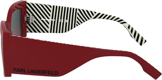 Detalle de KARL LAGERFELD Occhiali Donna: design audace, montatura RX e stile sostenibile