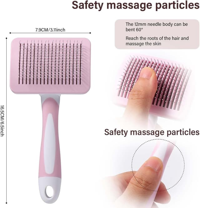 Thumbnail 6 de Vinabo Cat Brush 2-in-1 Slicker for Pets