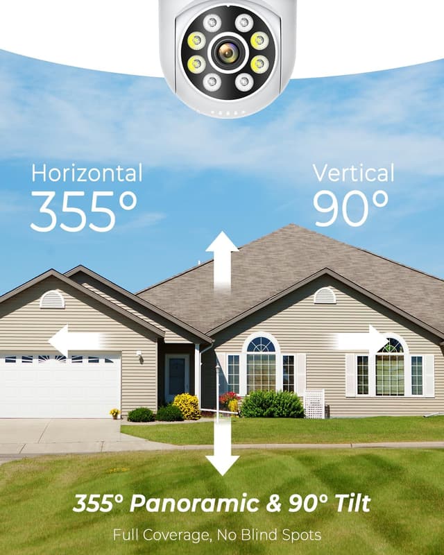 Detalle de Reobiux 2K Outdoor Security Camera 30M