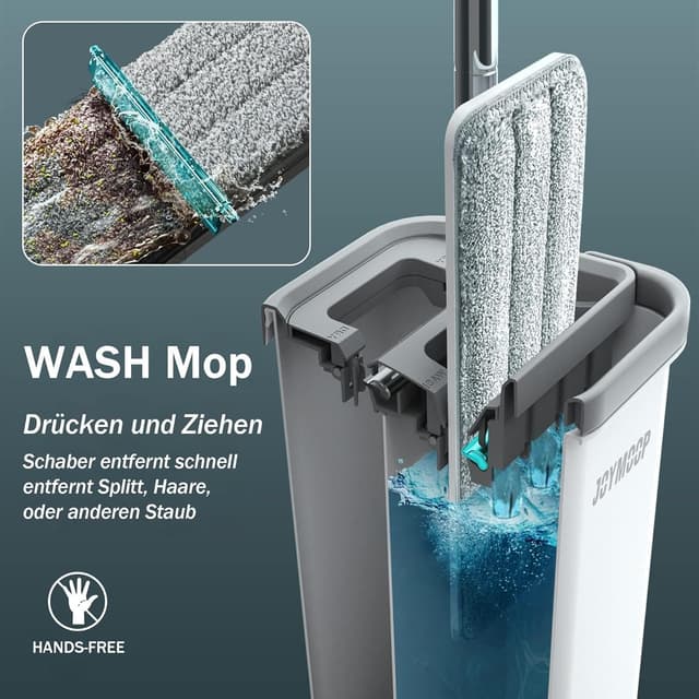 Thumbnail 2 de JOYMOOP Wischmopp und Eimer Set mit Pads