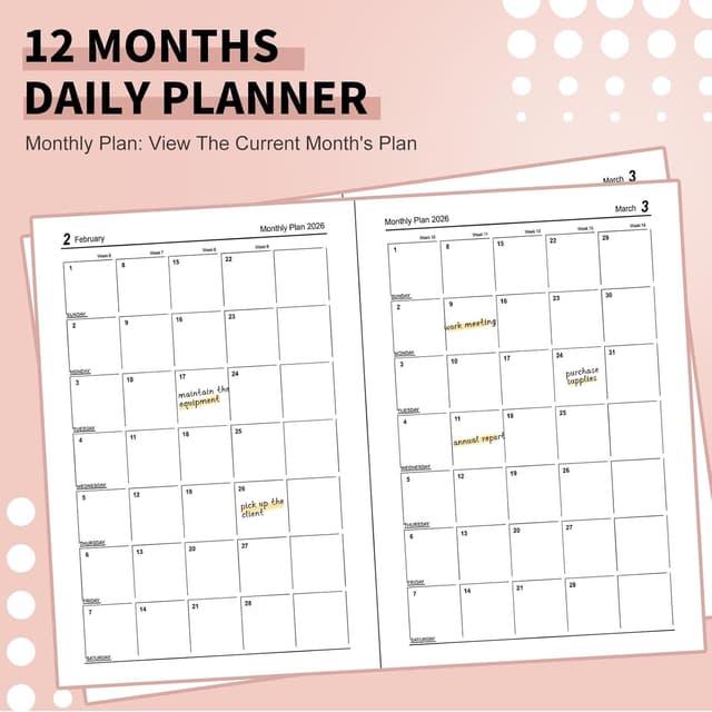 Thumbnail 6 de Agenda 2026 A5 rose, 14,8 x 21 cm