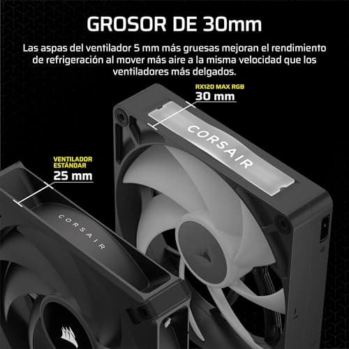 Thumbnail 2 de CORSAIR iCUE LINK RX120 MAX RGB ventilador 120mm