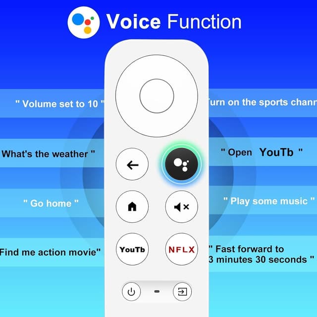 Thumbnail 2 de Mando Bluetooth por voz para Chromecast TV 4K Snow
