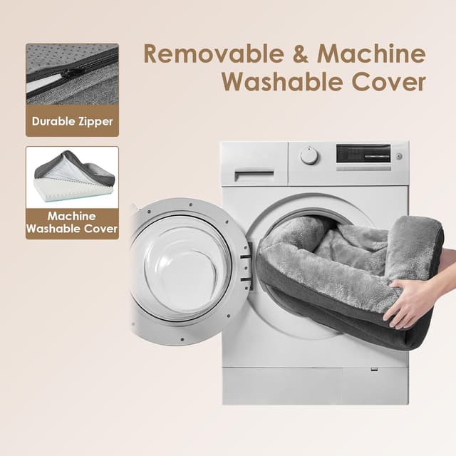 Thumbnail 5 de EHEYCIGA Cama Ortopédica para Perro Extra Grande 106x76x18 cm