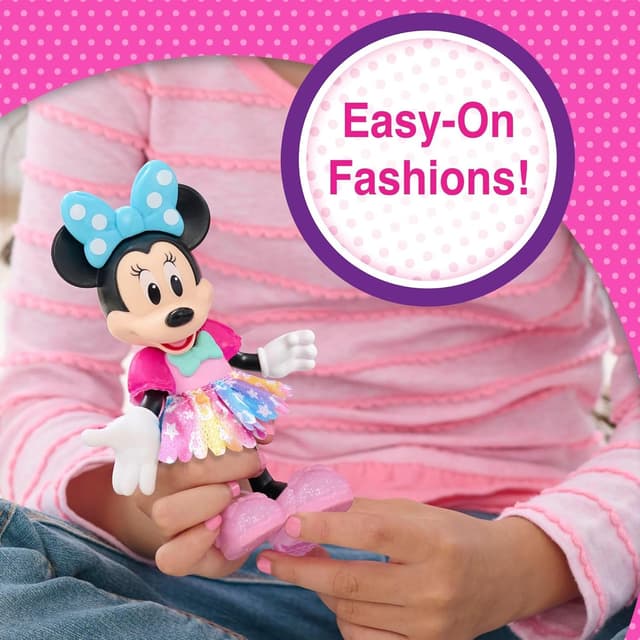 Detalle de Disney Junior Minnie Mouse Groom & Glam Pony Set (21-Piece) by Just Play