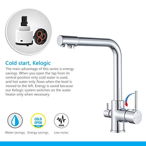 Thumbnail 3 de GRIFEMA G4003 Dover, mezclador 3 vías plateado 🚰