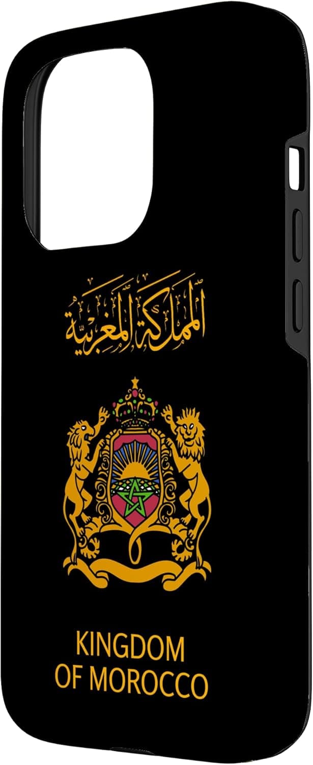 Detalle 2 de Royaume du Maroc – Coque unisexe pour iPhone 15 Pro en polycarbonate et TPU