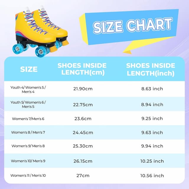 Thumbnail 4 de Nattork Roller Skates Unisex Outdoor Quad Skates 🛼