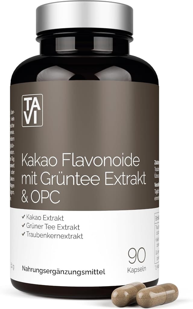 Imagen de Flavonoide Bioflavonoide 90 Kapseln Kakao en OfertitasTOP