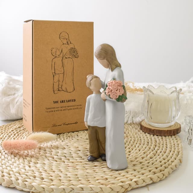 Thumbnail 6 de Faumsut Mother and Son Figurines Statue