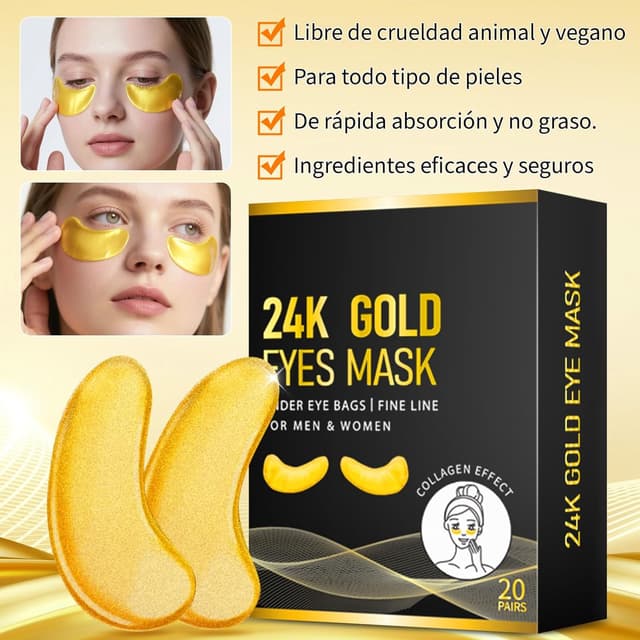 Thumbnail 4 de Parches ojos 20 pares hidratantes Amarillo