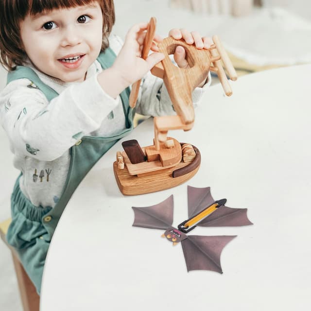 Thumbnail 5 de EXCEART Flying Bat Toy 5.5in