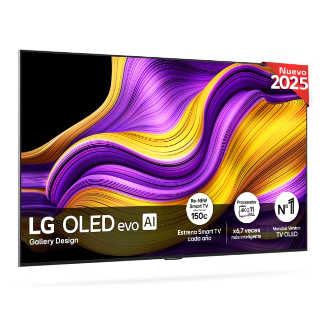 Detalle 2 de LG OLED65G55LW TV OLED evo AI G5 65" 4K Smart TV