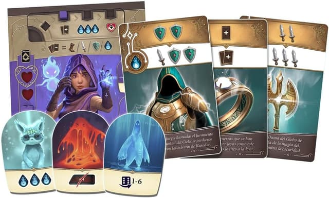 Detalle 2 de Rebel Dungeon Legends - Juego de Mesa para 1-4 Jugadores 🏰