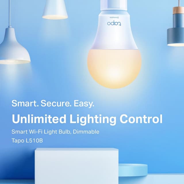 Detalle 2 de TP-Link Tapo L510B 8.3W B22 WiFi smart bulb