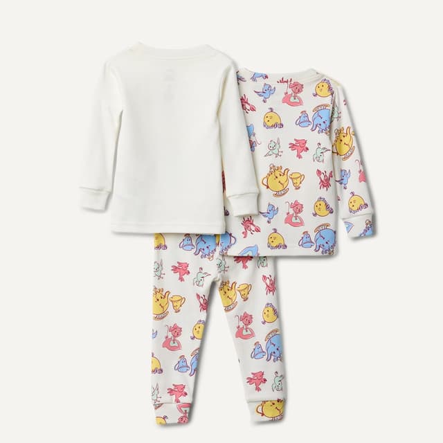 Detalle de Amazon Essentials Girls’ Pyjama Set (Previously Spotted Zebra) – snug cotton set