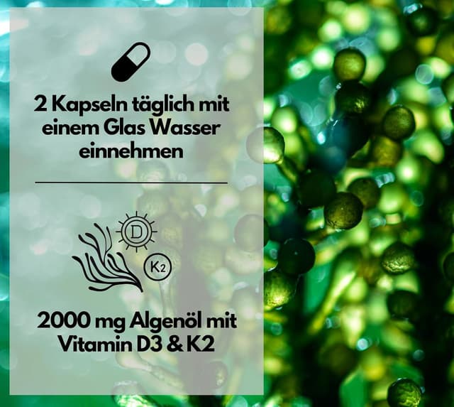 Detalle 2 de EXVITAL Omega 3 Vegan D3 K2 120 Kapseln